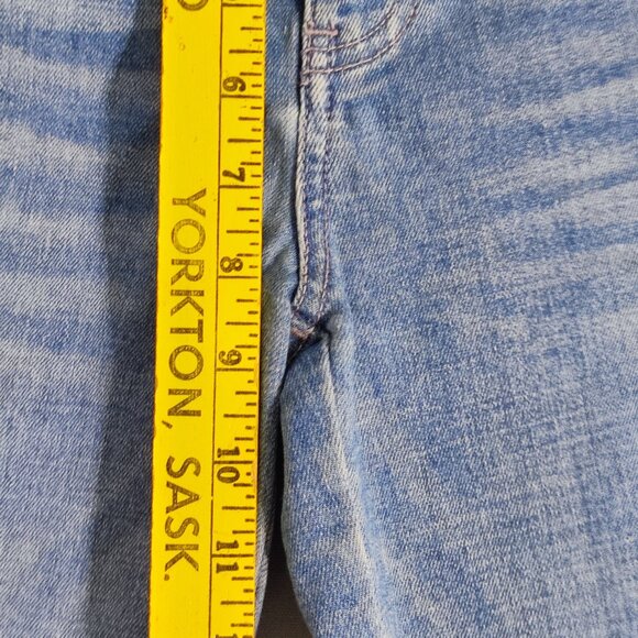 Guess Jeans women's size 26X29 hard washed denim blue sexy curve skinny mid rise - Picture 13 of 14